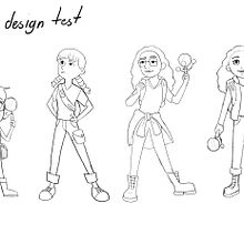 Meu projeto do curso: Design de personagens para animação com Photoshop. Character Design project by Laura Pontes de Castro - 07.25.2020
