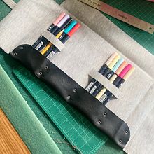 My project in Design of Seam-Free Leather Accessories course. Art To, s, Traditional illustration, and Sewing project by Valeria Zelaya - 07.27.2020