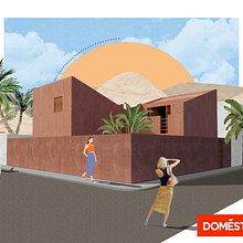 Meu projeto do curso: Representação gráfica de projetos arquitetônicos. Un progetto di Architettura, Graphic design, Architettura d'interni, Interior design, Paesaggismo, Collage, Architettura digitale e Illustrazione architettonica di Paula Cid - 26.07.2020