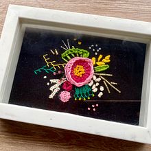 Mi Proyecto del curso: Técnicas avanzadas de bordado: puntadas y composiciones con volumen. Embroider, and Textile Design project by Paola Hernandez - 07.22.2020