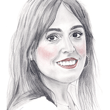 Toque de color. Desenho de retrato projeto de Begoña Blázquez Parro - 26.07.2020
