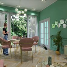 Mi Proyecto del curso: Iniciación al diseño de interiores. Projekt z dziedziny 3D,  Architektura,  Dekoracja wnętrz i Design użytkownika Florencia Morales - 26.07.2020