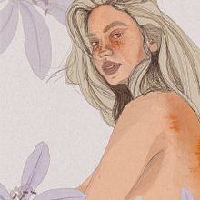 Mi Proyecto del curso: Retrato ilustrado con Procreate. Ilustração tradicional projeto de Yàiza Recio Capintero - 26.07.2020