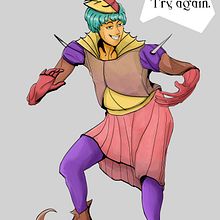My own Kingdom. The jester. Un proyecto de Diseño de personajes de Matheus Lima da Silva - 26.07.2020