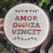 Mi Proyecto del curso: Letras bordadas: el hilo como herramienta gráfica. Embroider project by eo_gan - 07.26.2020