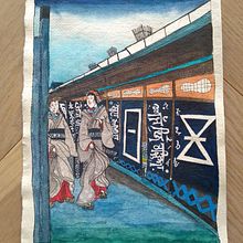My previous work with cities. Projekt z dziedziny  R, sunek architektoniczn, Trad, c, jna ilustracja,  R, sunek atramentem i Malowanie akwarelą użytkownika Beant Kaur Dhillon - 27.07.2020