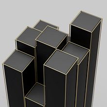Cubos alambre. 3D, Animation, 3D Animation, and 3D Design project by Jose Padrino Gomez - 11.07.2019
