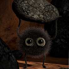Duendes del polvo - El Viaje de Chihiro. 3D Design, and 3D Modeling project by Laura Beneto - 05.08.2020