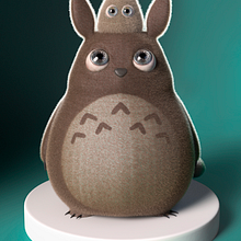 Totoro - Mi vecino Totoro. 3D Design, and 3D Modeling project by Laura Beneto - 05.12.2020