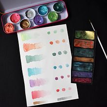 Mi Proyecto del curso: Elaboración de acuarelas artesanales. Un proyecto de Ilustración tradicional, Pintura y Pintura a la acuarela de Karla Cecilia Ruiz Peñaloza - 27.07.2020