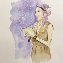 Helena. Watercolor Painting project by Eduardo Damasceno - 07.28.2020