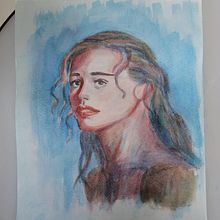 My project in Artistic Portrait with Watercolors course. Watercolor Painting project by Daniel Allen - 07.28.2020
