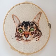 Mi Proyecto del curso: Needle painting para principiantes. Un proyecto de Bordado de Lilia Serrato - 28.07.2020
