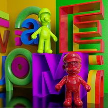 Bodegón - Mario y Luigi. Un proyecto de 3D de ENMANUEL RONDON - 28.07.2020