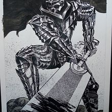 Berserk . Character Design, Traditional illustration & Ink Illustration project by Ariadne Flores - 07.28.2020