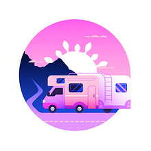 Viajar en la nueva normalidad. Digital Drawing, Traditional illustration, and Digital Illustration project by Salmorejo studio - 07.28.2020