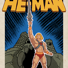 He-man. Digital Illustration project by Eduardo Camaz - 07.28.2020