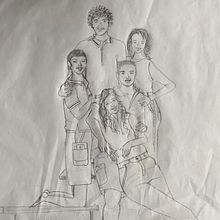 Retrato. Un proyecto de Dibujo anatómico de claudiagzas - 28.07.2020