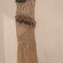 Mi Proyecto del curso: Introducción al macramé: creación de un tapiz decorativo. Macramé project by adrianasacks - 07.28.2020