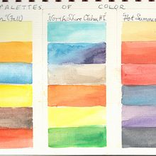 My project in Creation of Color Palettes with Watercolor course. Watercolor Painting project by Denia Phipps - 07.29.2020