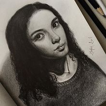 Mi Proyecto del curso: Retrato realista con lápiz de grafito. Portrait Drawing project by Mónica Leal Palma - 07.29.2020