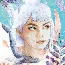 Mi Proyecto final: Retrato ilustrado en acuarela. Projekt z dziedziny Design, Trad, c i jna ilustracja użytkownika Jessica Toscano Latorre - 19.07.2020