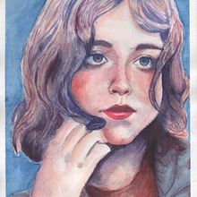 Mi Proyecto del curso: Retrato artístico en acuarela Ein Projekt aus dem Bereich Aquarellmalerei von Aarón Yañez Armenta - 29.07.2020