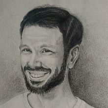 Meu projeto do curso: Retrato realista com lápis grafite. Un progetto di Disegno a matita, Disegno di ritratti e Disegno realistico di Angélica Trindade - 29.07.2020