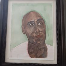 Mi Proyecto del curso: Retrato artístico en acuarela. Fine Arts, Painting, Watercolor Painting, and Portrait Drawing project by Jose Taveras - 04.20.2021