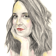 Amarillo. Desenho de retrato projeto de Begoña Blázquez Parro - 30.07.2020