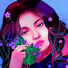 Meu projeto do curso: Retrato digital no Photoshop com um toque de fantasia . Desen de portret și Desen digital de Isabella Bello - 07.30.2020