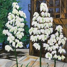 Yucca in Milwaukee . Pictură acrilică de Mary Lagdameo - 07.30.2020