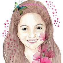 Mi Proyecto del curso: Retrato ilustrado en acuarela Ein Projekt aus dem Bereich Digitale Illustration und Aquarellmalerei von lauraiglesias23 - 30.07.2020
