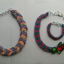 Creación de joyería textil. MIS COLLARES.. Creativit project by Nadia Mah - 07.30.2020