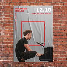Stephen Ridley's Concert in Ukraine. Projekt z dziedziny Projektowanie graficzne i Komunikacja użytkownika Ekaterina Selezneva - 15.04.2020