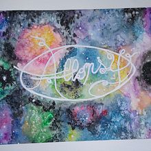 Allons-y!. Un progetto di Calligrafia e Pittura ad acquerello di elizan82 - 31.07.2020