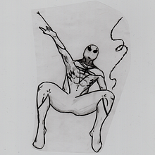 Mi Proyecto del curso: Ilustración para cómics; anatomía de un superhéroe. Mi Spider-Man.. Un projet de Dessin et Illustration à l'encre de Andrés Alvarado - 31.07.2020