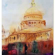 Catedral em Londres. Architecture, Street Art, Fine Arts, Concept Art, and Creativit project by silverioart - 07.31.2020