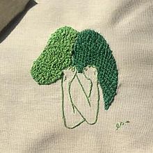 Tecnicas Basicas de Bordado / Extraño abrazar amigas. Projekt z dziedziny  Haft użytkownika Eugenia Serrano - 31.07.2020