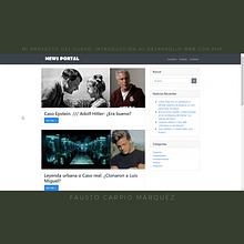 Mi Proyecto del curso: Introducción al desarrollo web con PHP Ein Projekt aus dem Bereich Webdesign von fausto.carpio - 31.07.2020