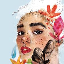Mi Proyecto del curso: Retrato ilustrado en acuarela Ein Projekt aus dem Bereich Porträtzeichnung und Digitale Zeichnung von dubraska rodriguez - 01.08.2020