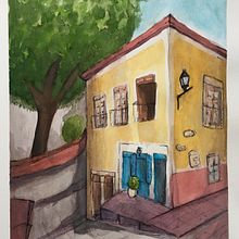 Mi Proyecto del curso: Dibujo arquitectónico con acuarela y tinta. Un proyecto de Dibujo artístico de Josefina Ivonne Rascón Guerrero - 01.08.2020