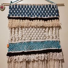 Mi Proyecto del curso: Introducción al macramé: creación de un tapiz decorativo. Macramé project by Nora Chena - 08.10.2020