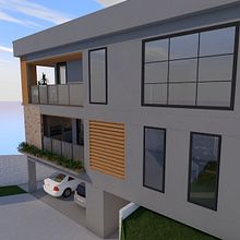 Projeto residência 300m². 3D, and Architecture project by Jeniffer Degli - 02.20.2019