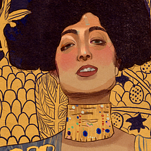 Releyendo el trabajo Judit l / Gustav Klimt. Digital Drawing project by auurelianoo - 08.01.2020