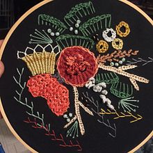 My project in Advanced Embroidery Techniques: Stitches and Compositions with Volume course. Un projet de Broderie de Sara Ray - 31.07.2020