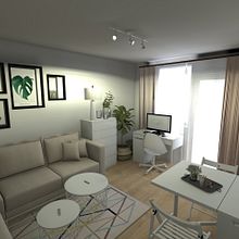 Studio. Un progetto di Architettura d'interni, Interior design e Interior Design di Alexandra Pasare - 01.08.2020