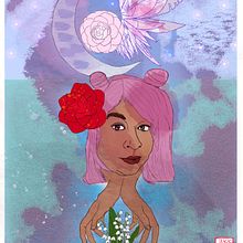My project in Illustration Techniques with Digital Watercolor course. Desenho digital projeto de Pip Perera - 03.08.2020