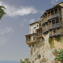 Casas colgadas. 3D project by David Sánchez Velasco - 07.02.2019