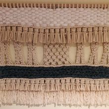 Meu projeto do curso: Introdução ao macramê: criação de um tapete decorativo. Macramé project by Ana Romualdo - 08.02.2020